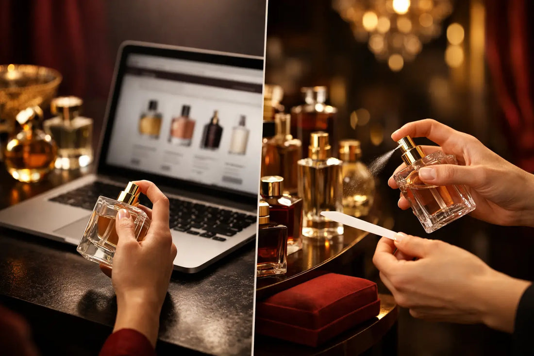 Parfume online eller butik - hvad vælger du?